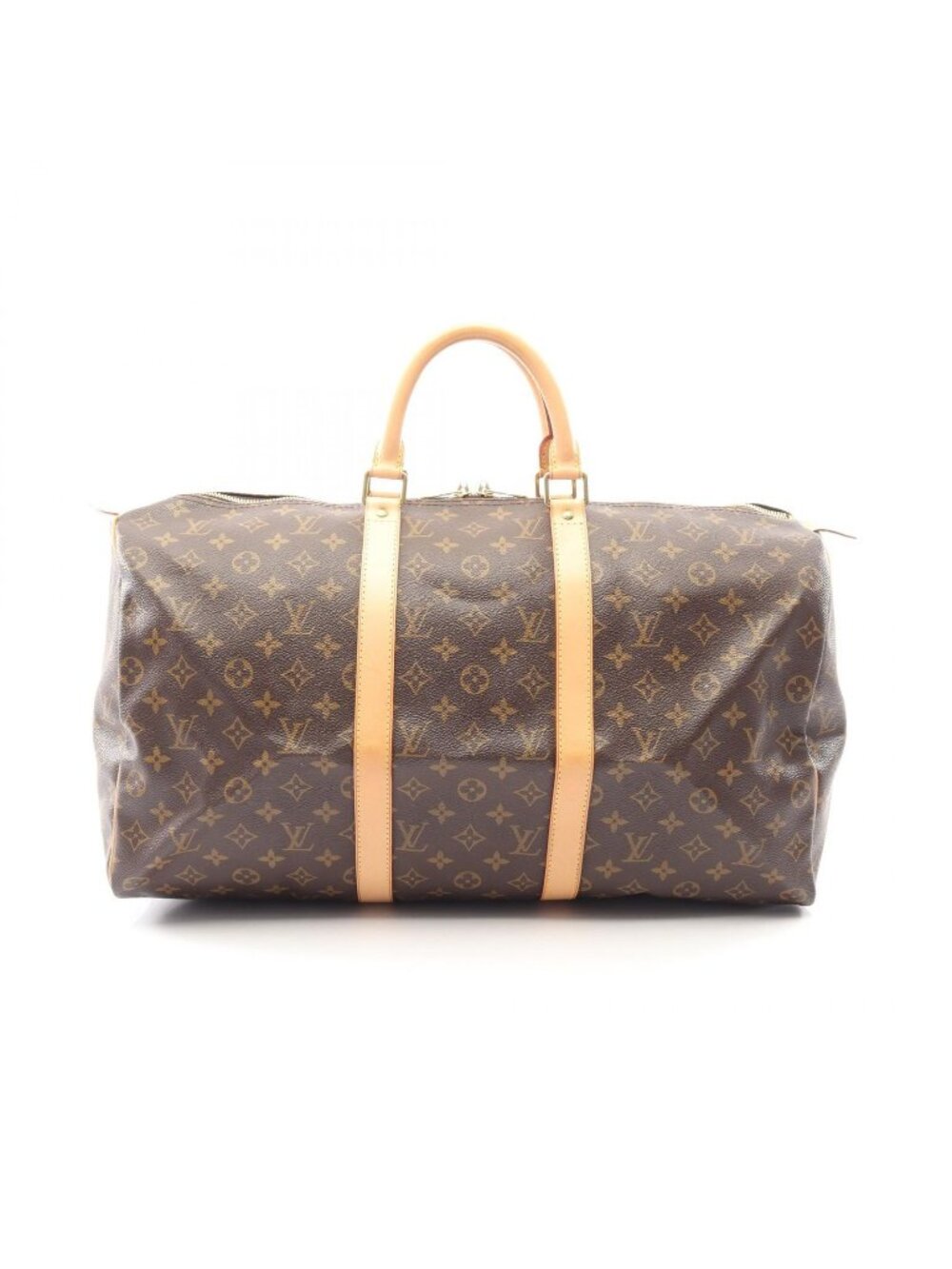 Louis Vuitton Boston Bag Keepall 50 Canvas Leather